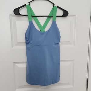 Patagonia Blue and Green Tank Top